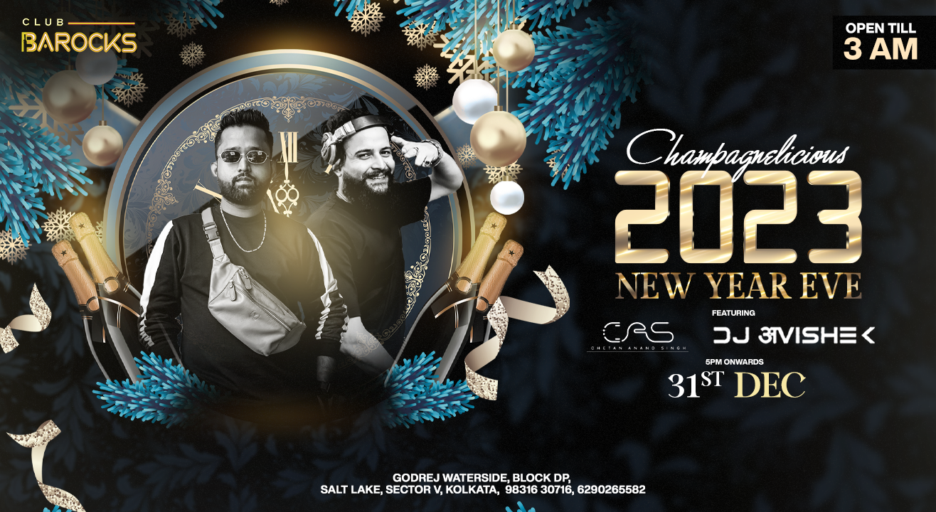 2023 New Year Eve Celebration At Club Barocks I Kolkata