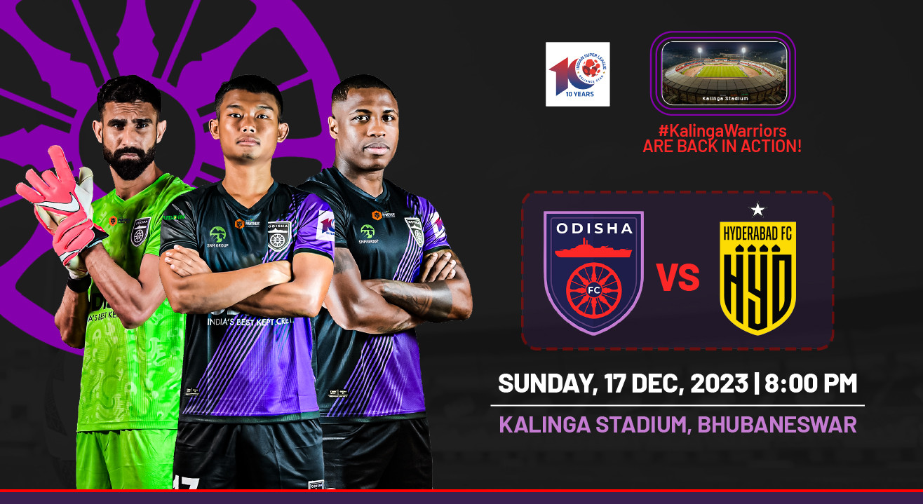 ISL 2023 24 Odisha FC Vs Hyderabad FC Football Event In Bhubaneswar