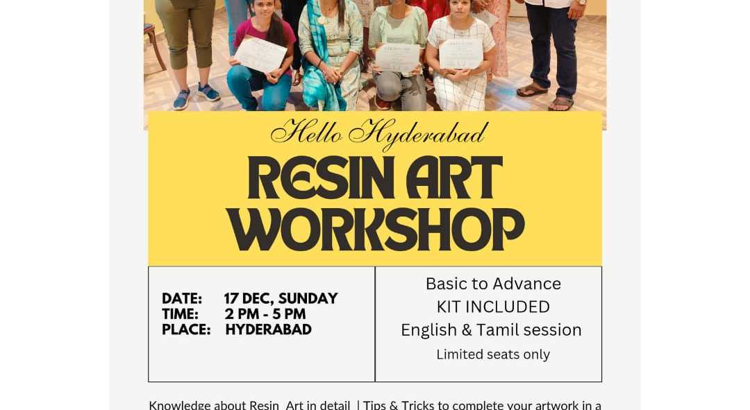 Resin Art Workshop OFFLINE