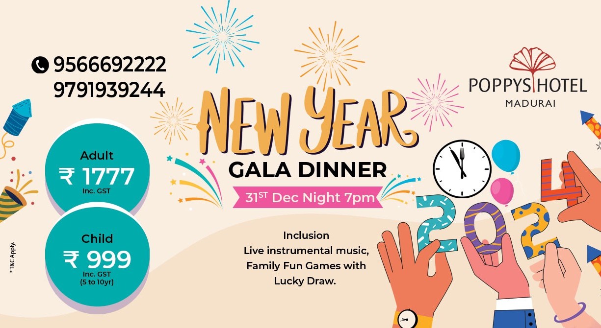 New Year Eve Gala Dinner NYE 2024 NY 2024