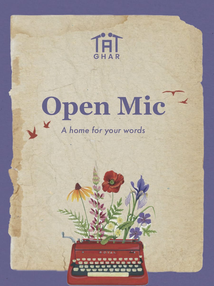 Ghar: An Open Mic for Words by Tape A Tale | Lucknow