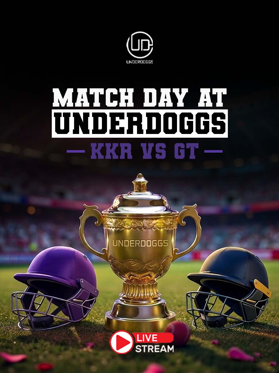Screening of Kolkata vs Gujarat at Underdoggs Hebbal
