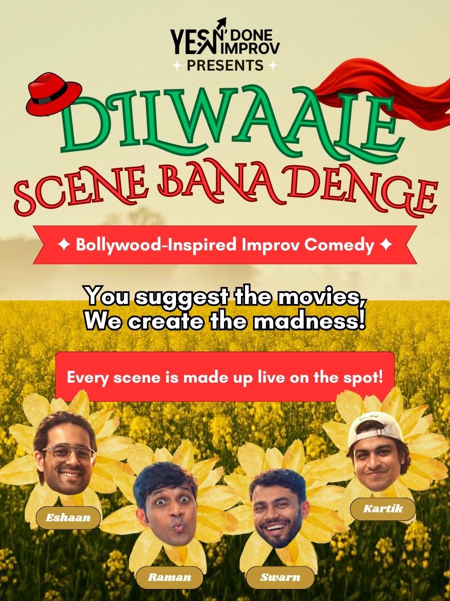 Dilwaale Scene Bana Denge - A Bollywood-Inspired Improv Comedy Show
