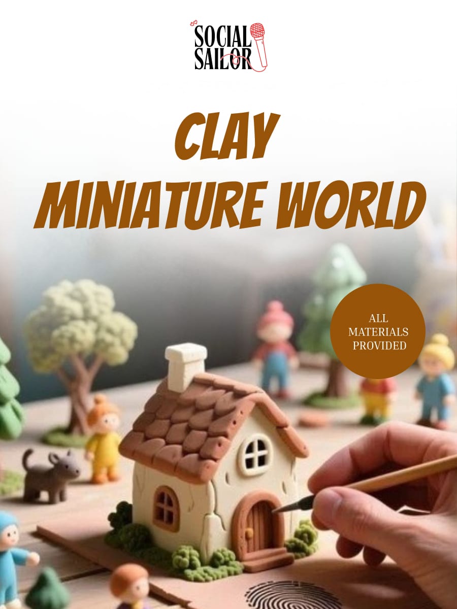 Clay Miniature Magnet Date - Chandigarh