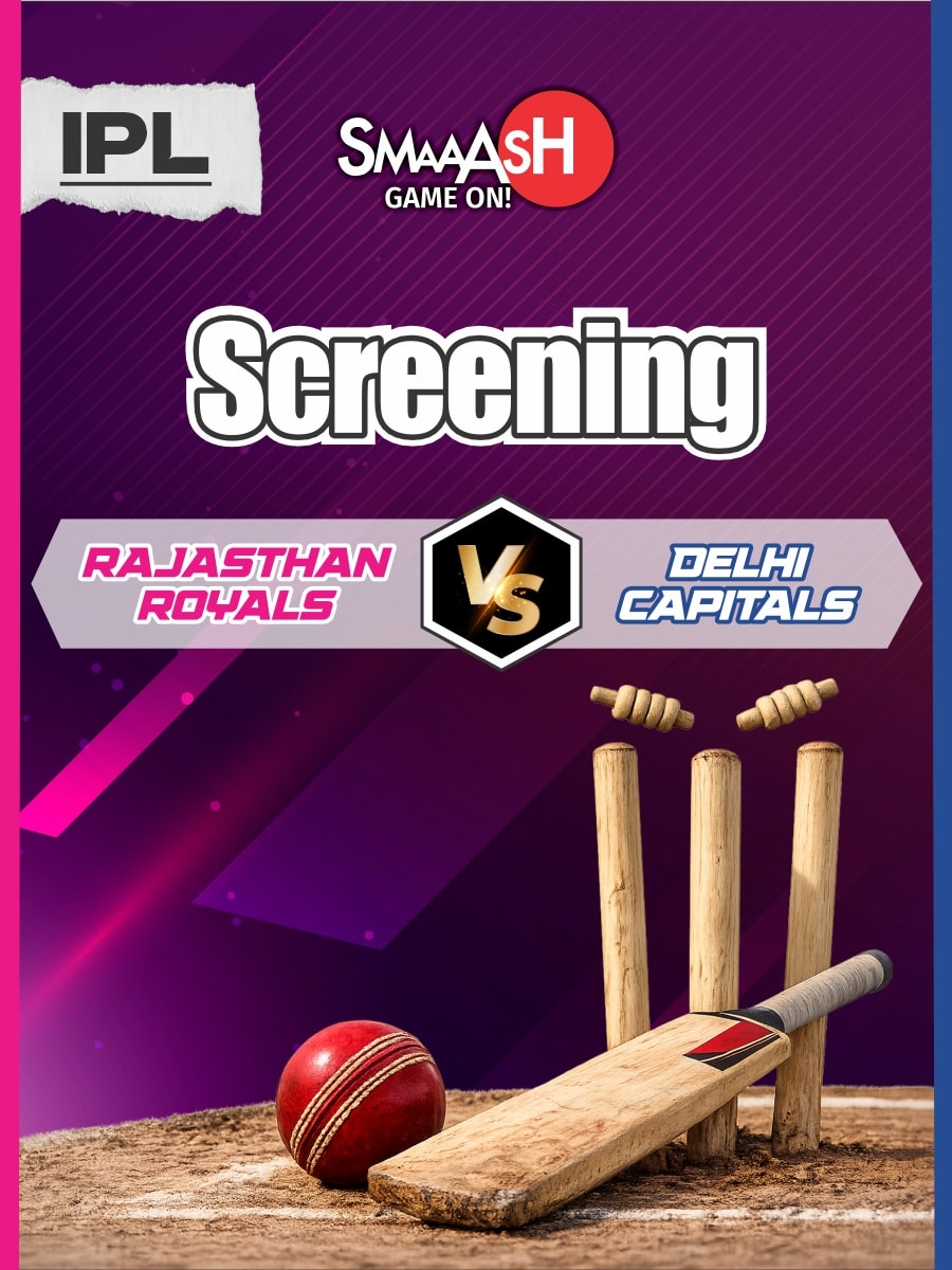 Screening of Delhi VS Rajasthan at Smaaash Gurugram