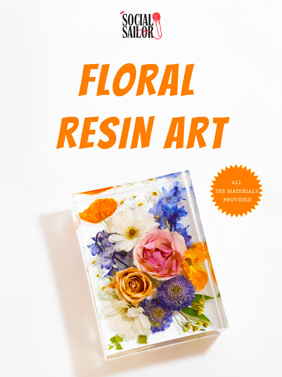 Floral Resin Art Date - Chandigarh