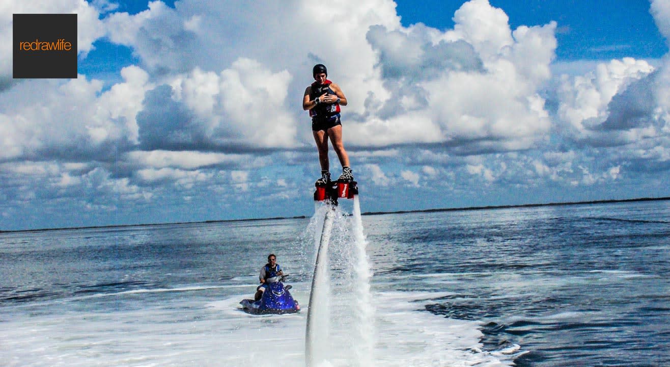 Book tickets to Extreme Adventure: Fly-boarding At Goa!