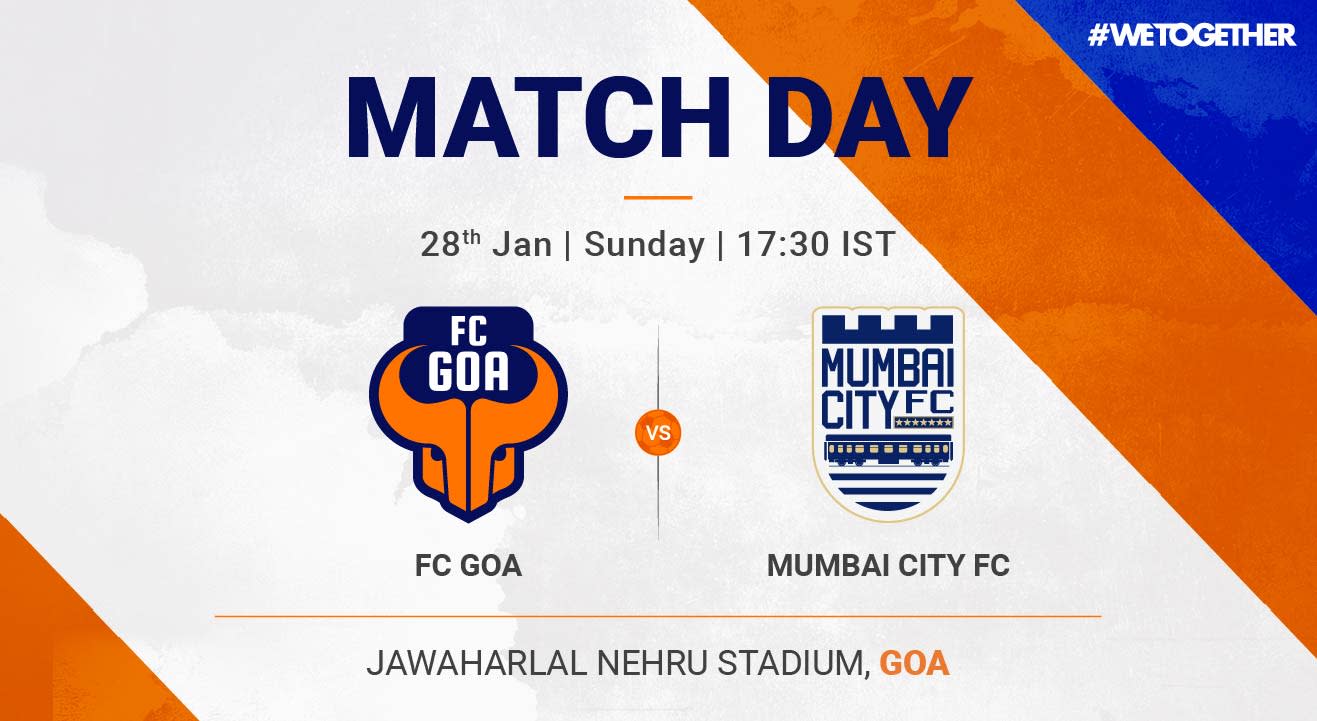 Book tickets to ISL: FC Goa VS Mumbai City FC