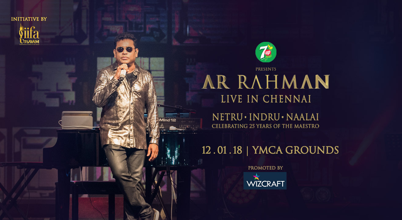 Book tickets to AR Rahman Live in Chennai