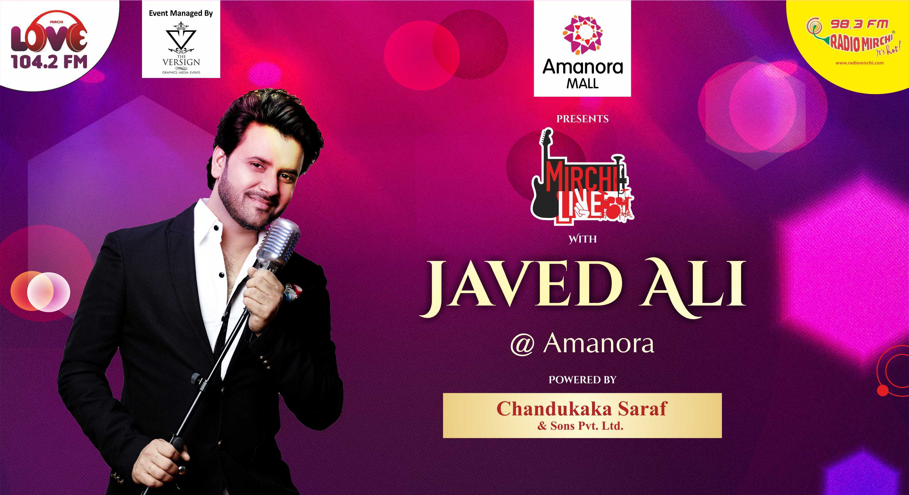 Book tickets to Mirchi live with Javed Ali