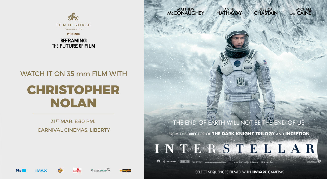 Book tickets to Screening of Interstellar w/ Christopher Nolan