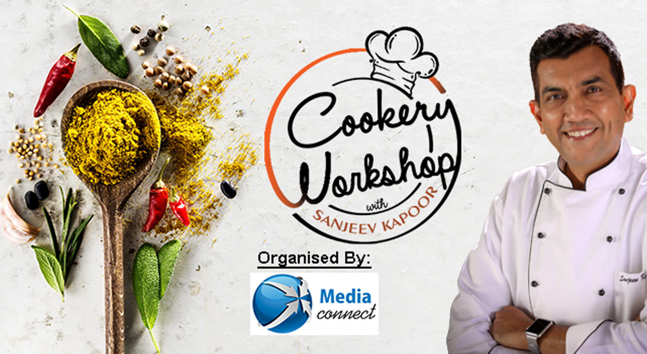 Book tickets to Cookery Workshop w/ Sanjeev Kapoor, The Ace Master Chef
