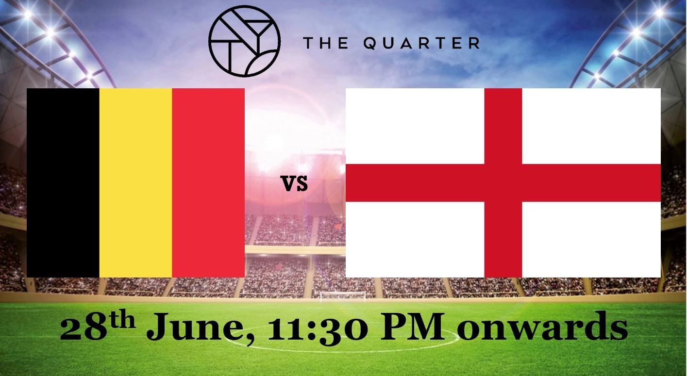 Book tickets to England vs. Belgium Live at The Quarter