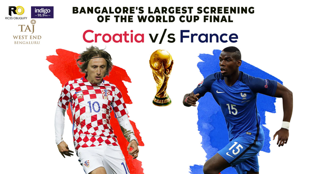 Book tickets to FIFA World Cup Finals Screening France vs Croatia