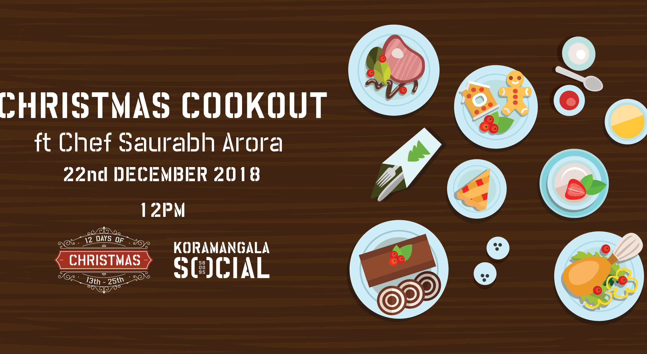 christmas cookout with chef saurabh at social