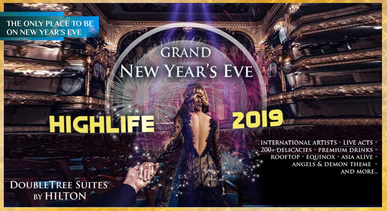 High Life 3.0 Doubletree Hilton's New Year's Eve 2019 High Life 3.0 Doubletree Hilton's New Year's Eve 2019
