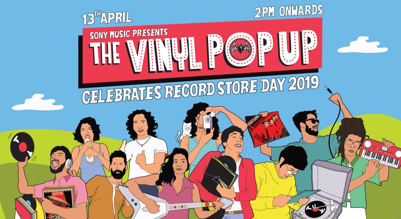 vinyl pop up