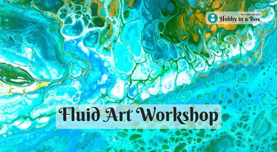 Fluid Art Workshop by Hobby in a box