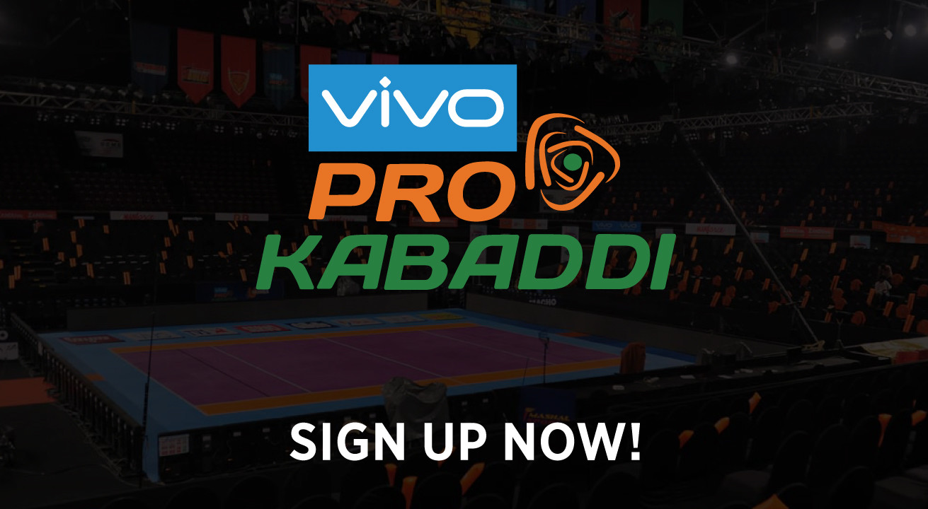 VIVO Pro Kabaddi League 2020: Signup for updates