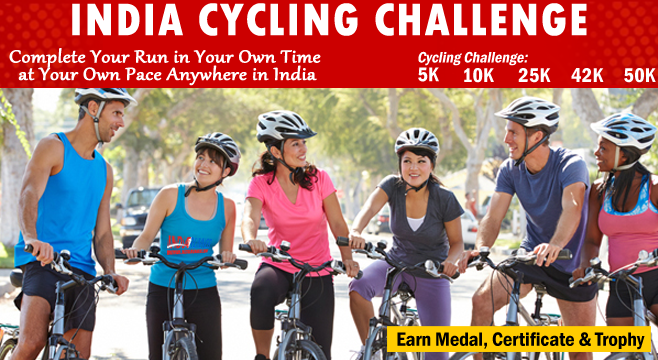 INDIA Cycling 5K 10K 42K 50K