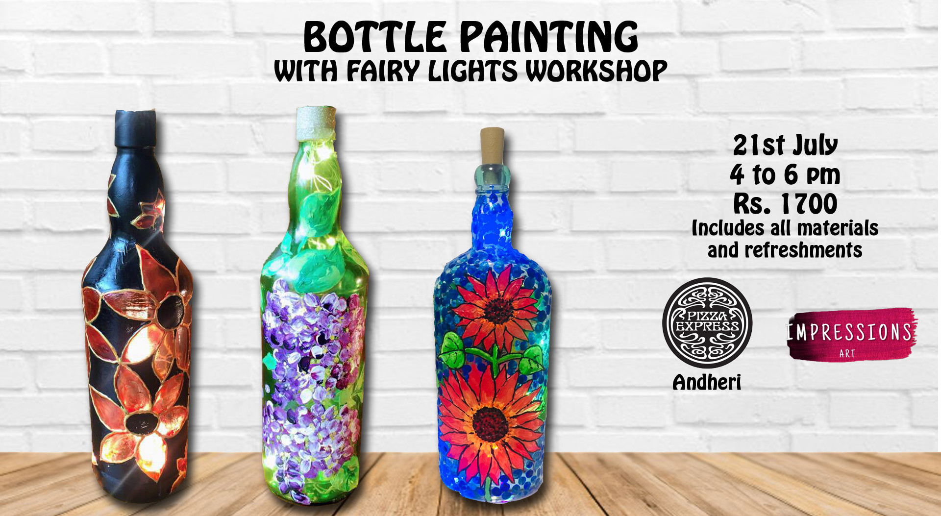 Bottle Painting workshop