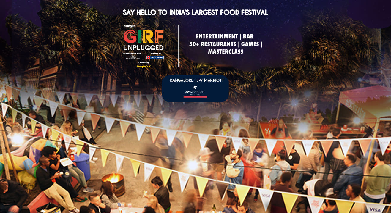 GIRF Unplugged Great Indian Restaurant Festival Bangalore