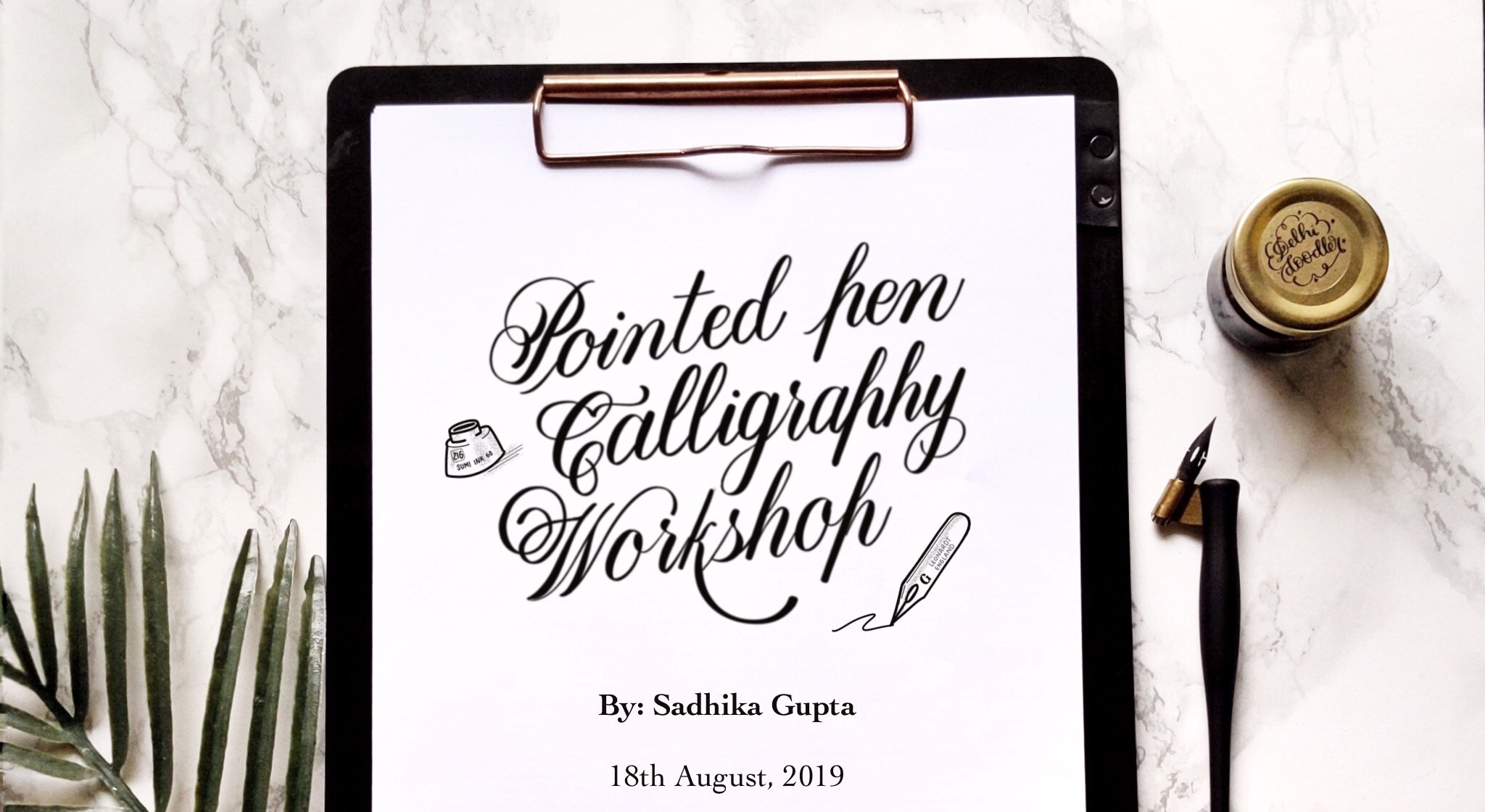 Pointed Pen Calligraphy