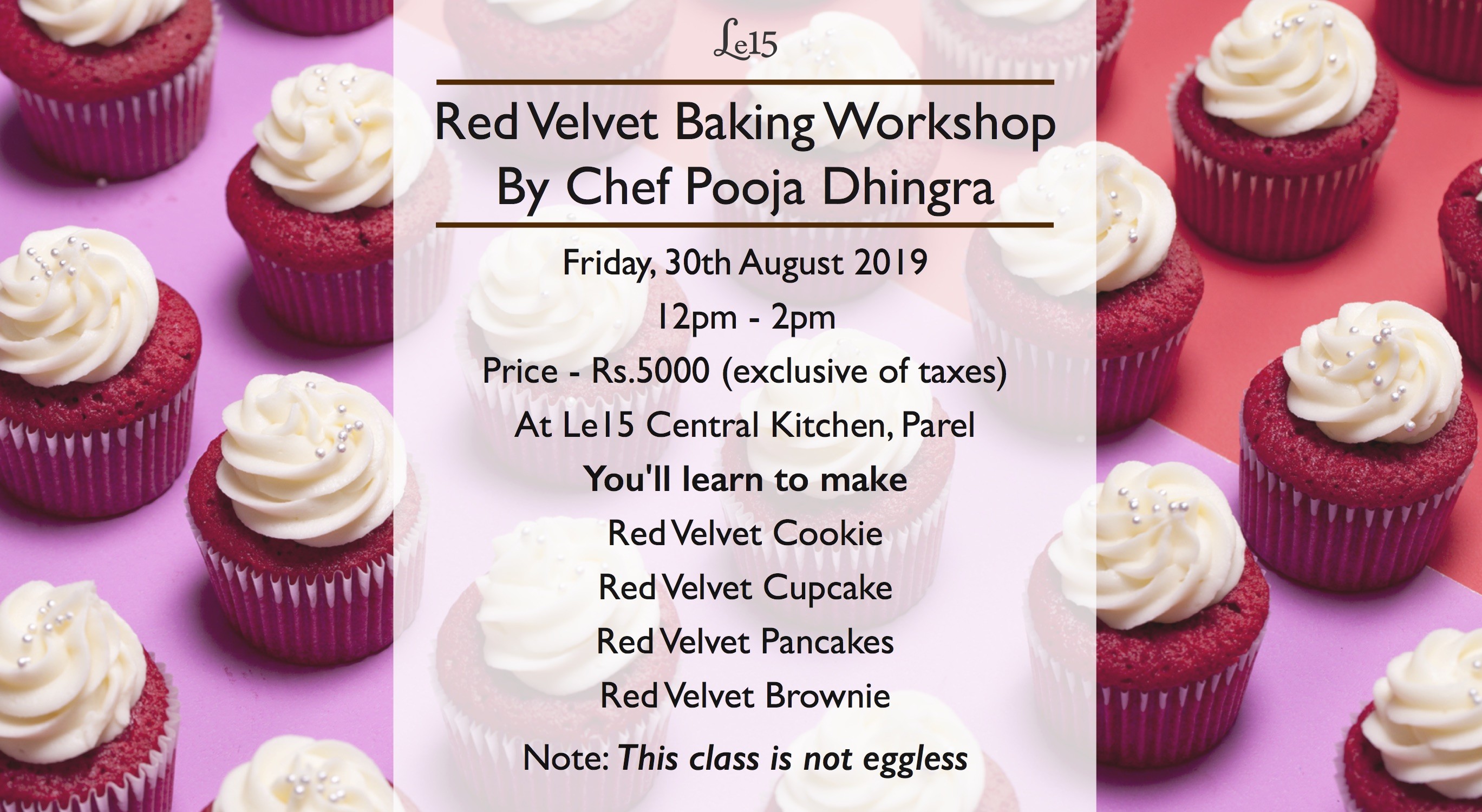 Red Velvet Baking with Chef Pooja Dhingra