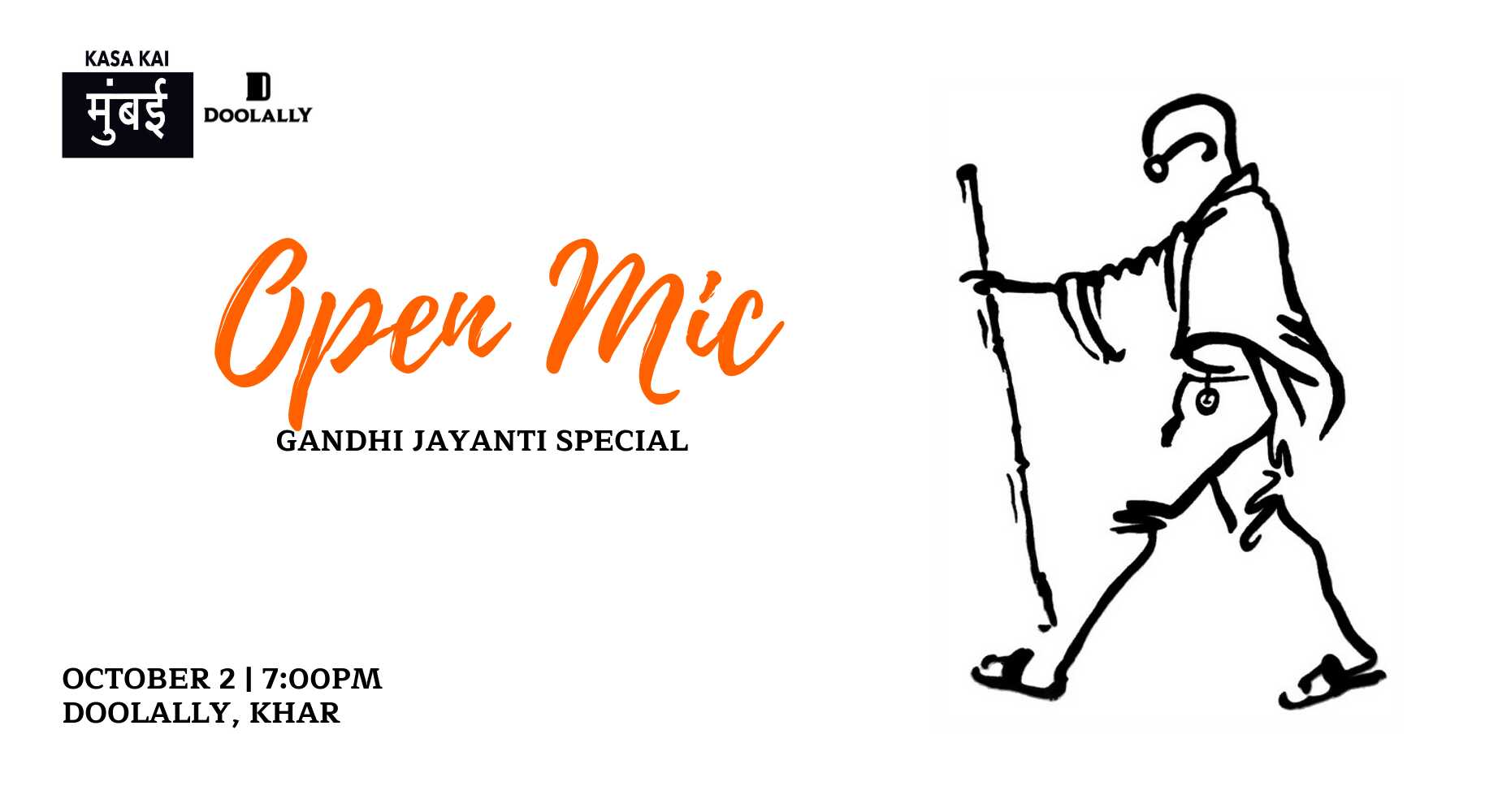 open mic gandhi jayanti special at doolally khar open mic gandhi jayanti special at