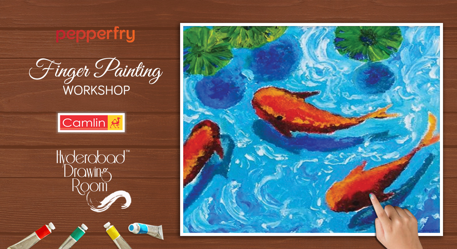 Book tickets to Finger Painting Workshop by Hyderabad Drawing Room Book tickets to Finger Painting Workshop by Hyderabad Drawing Room
