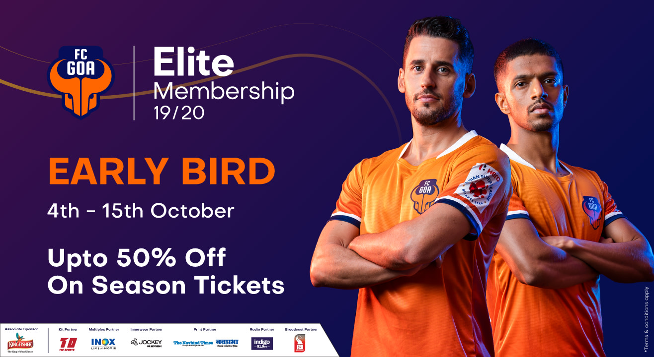 Official Ticketing Partner Fc Goa Elite Membership 19 20 Buy Tickets On Paytm Insider