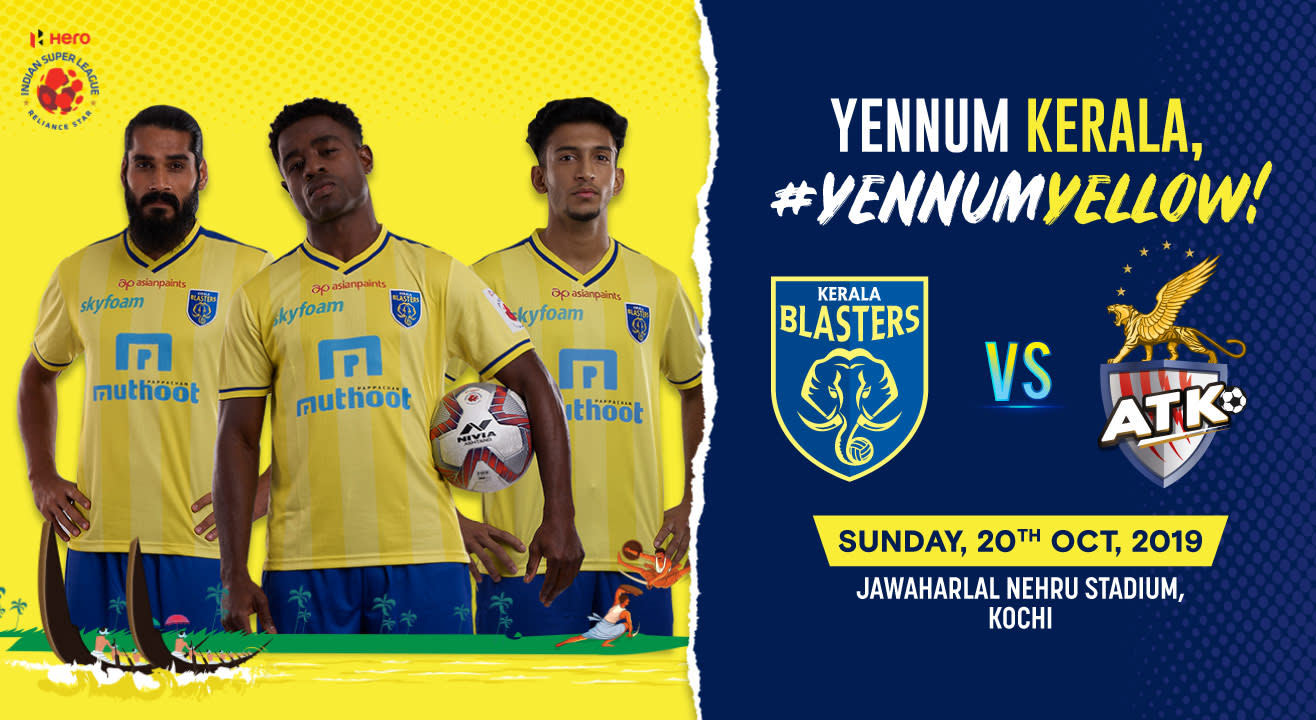 Official Ticketing Partner Kerala Blasters FC vs ATK Buy tickets online