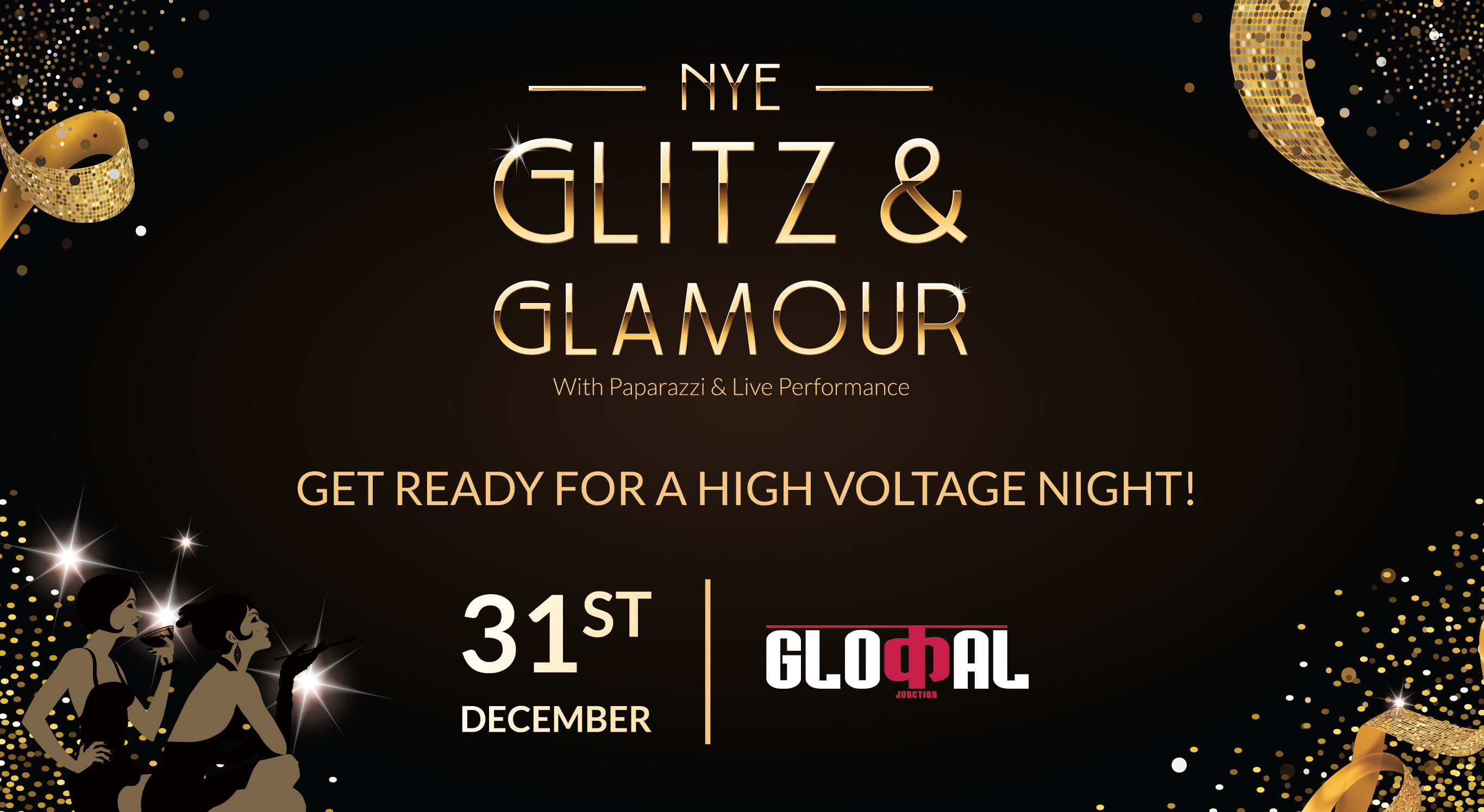 New Year Night with Glitz & Glamour at Glocal Junction Andheri