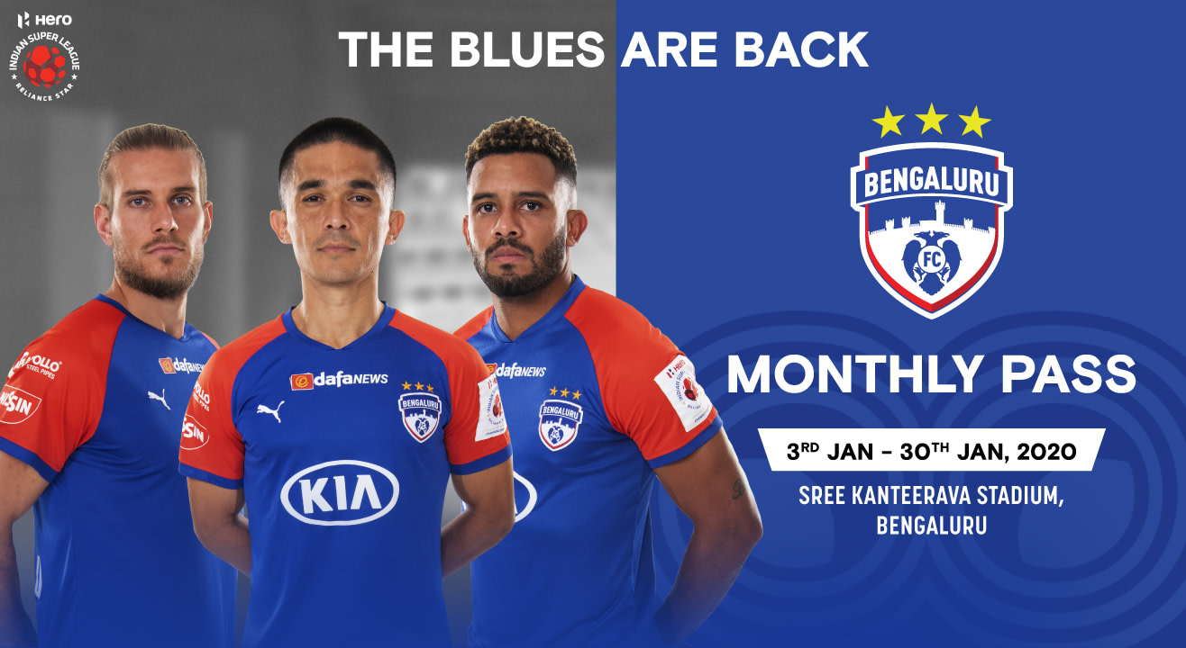 HERO ISL 2019 - 20 : Bengaluru FC Monthly Pass