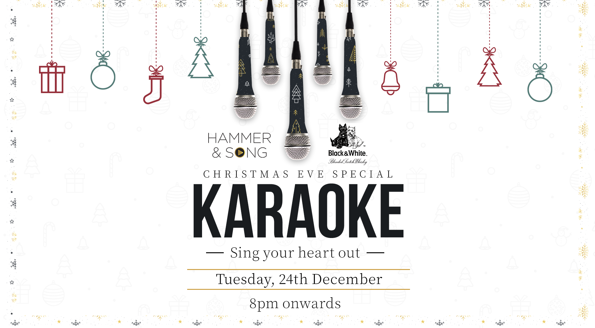 Christmas Eve Karaoke at Hammer & Song
