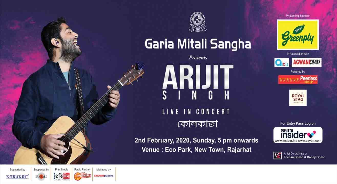 Arijit Singh Live Concert in Kolkata (Tickets @ Insider.in)