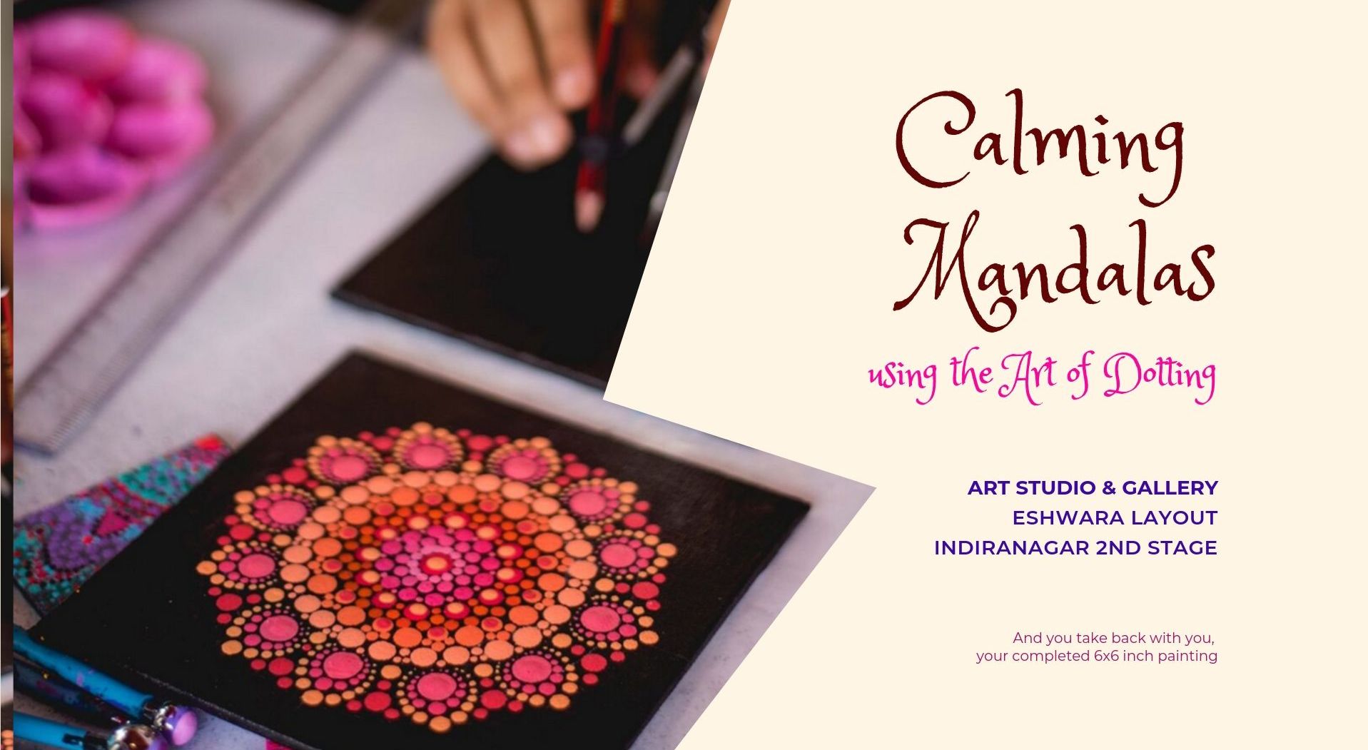 Calming Mandalas using the Art of Dotting with Sai Priya Mahajan