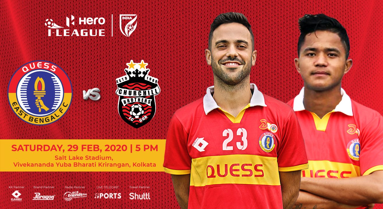 Book tickets to Hero I League 2019-20 - Quess East Bengal ...