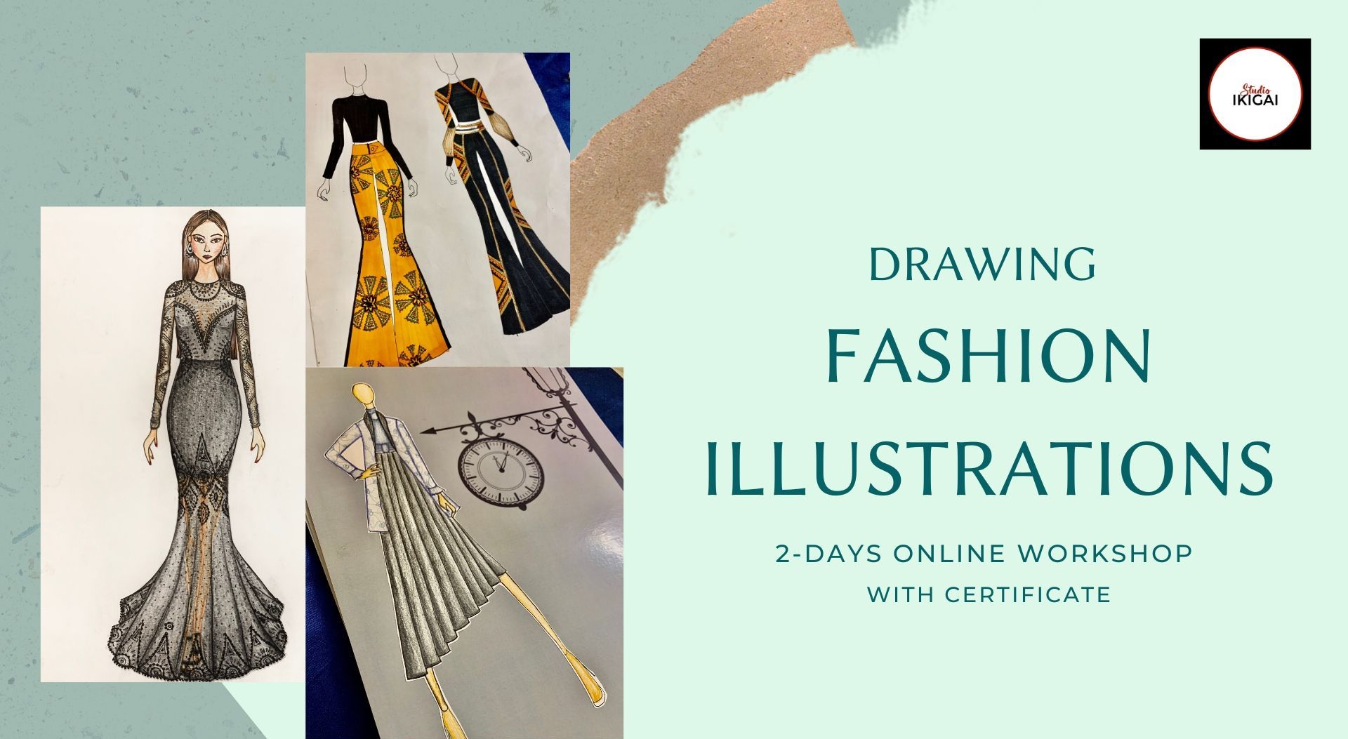 Drawing Fashion Illustrations - 2 Days Online Workshop