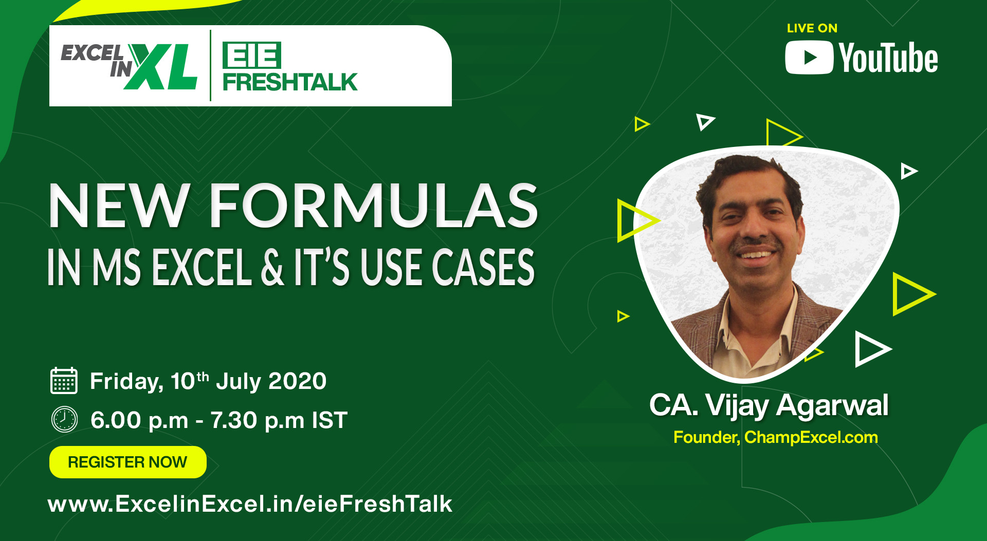 New Formulas in MS Excel and its use cases by CA. Vijay Agarwal 