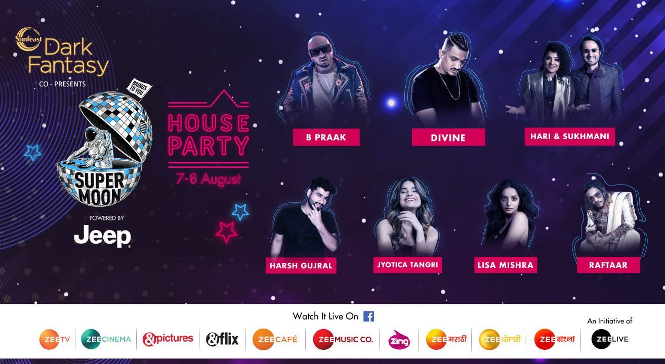 Supermoon House Party Sign Up for Live Stream