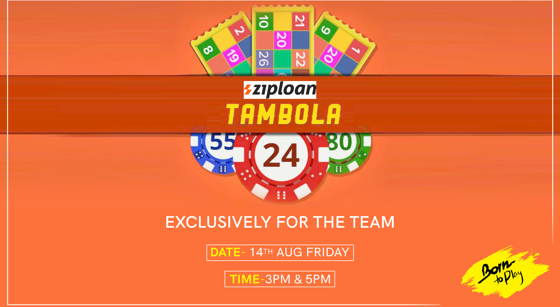 Ziploan's Virtual Tambola