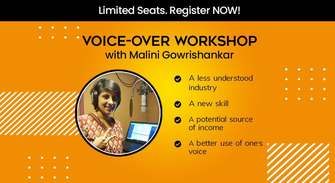 Online Voice-Over Workshop with Malini Gowrishankar