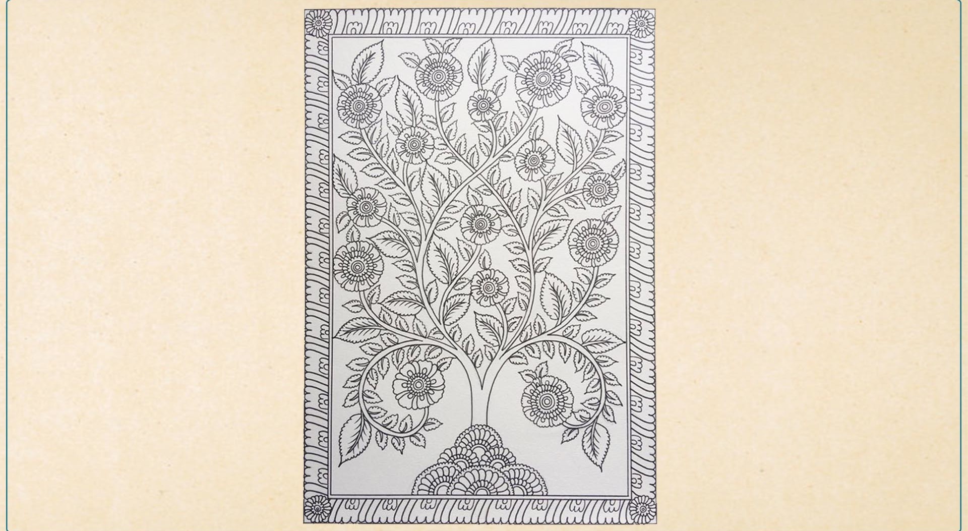 kalamkari tree painting