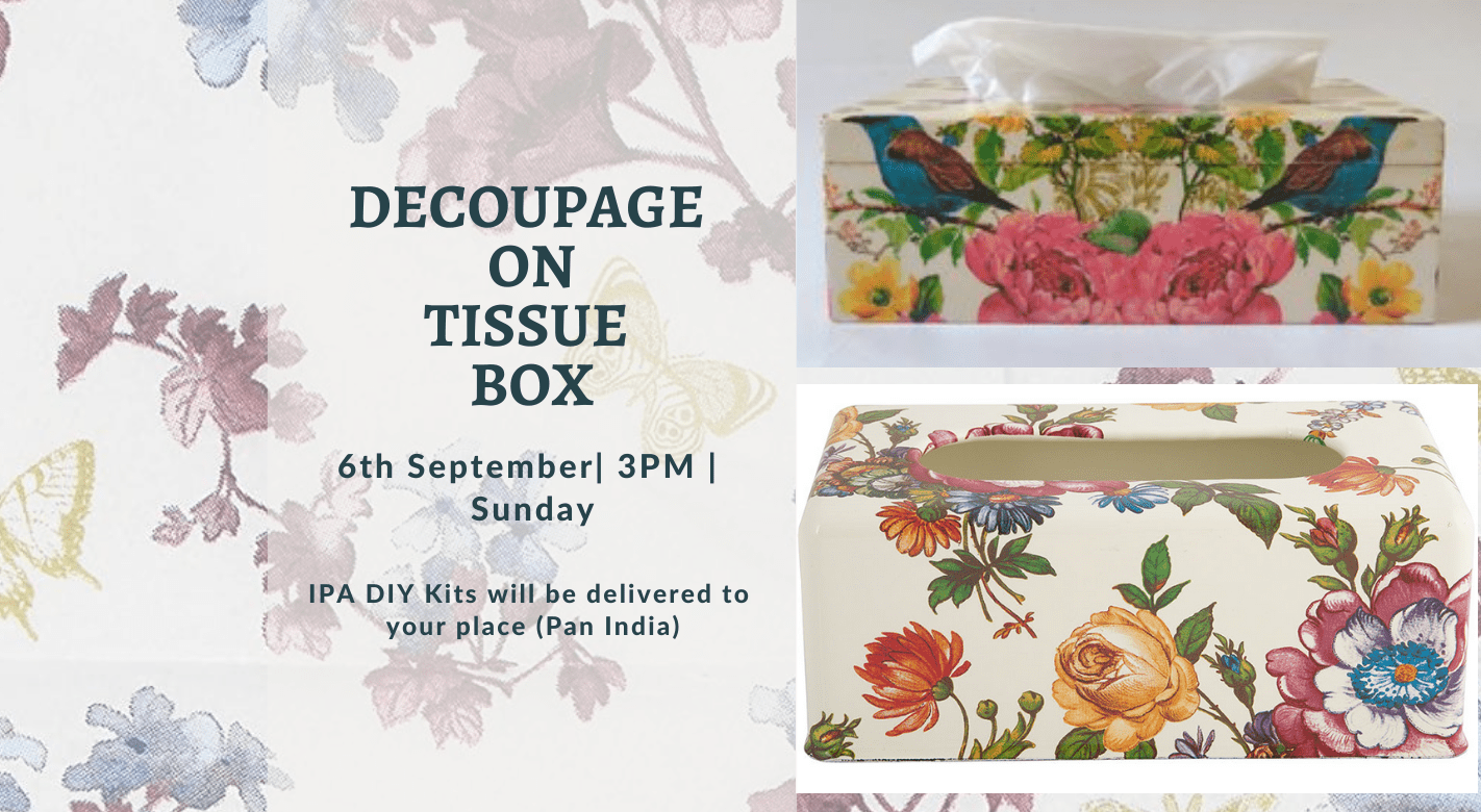 decoupage tissue box