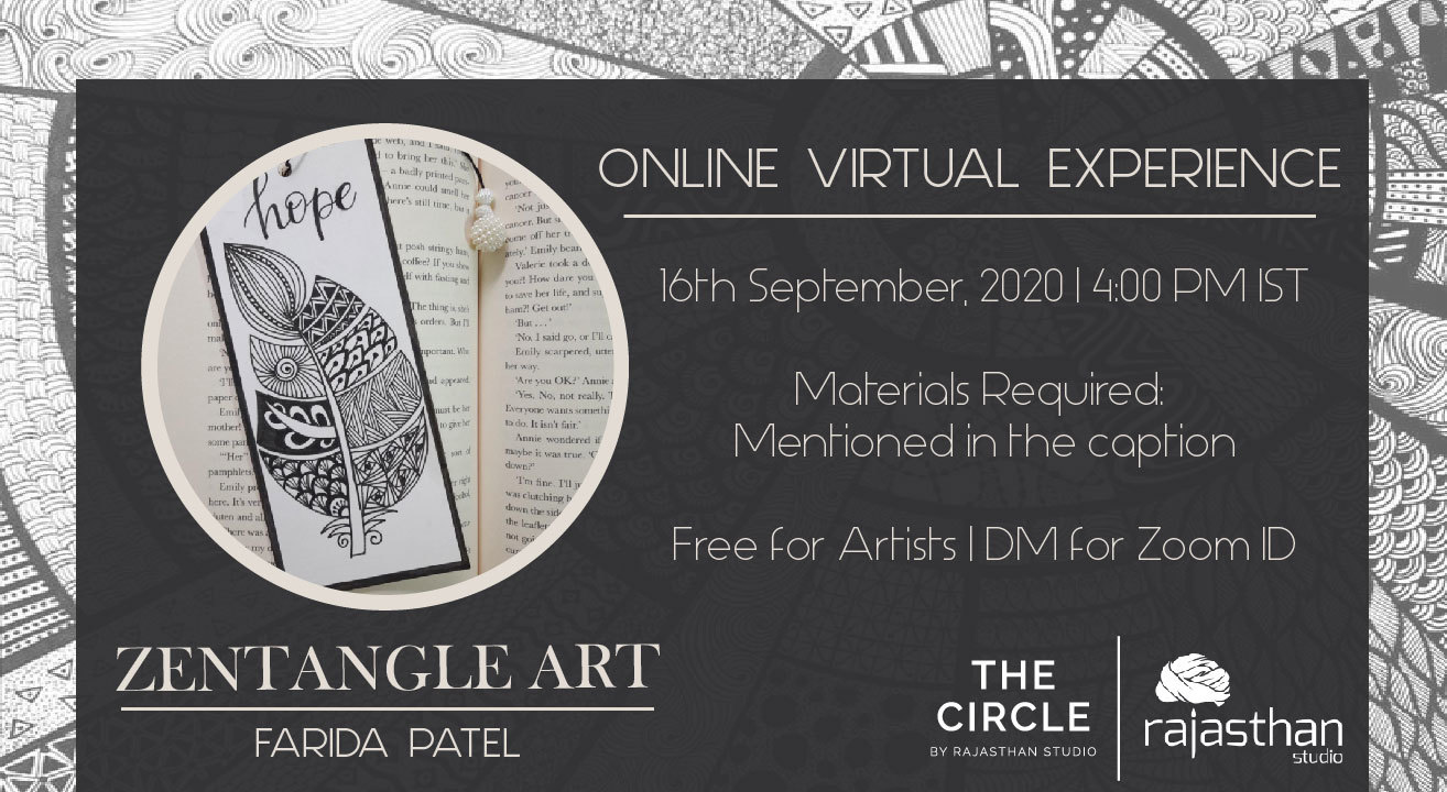 Zentangle Art with Rajasthan Studio