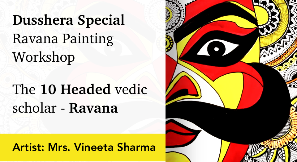 Ravana monster in Happy Dussehra background showing festival of India::  tasmeemME.com