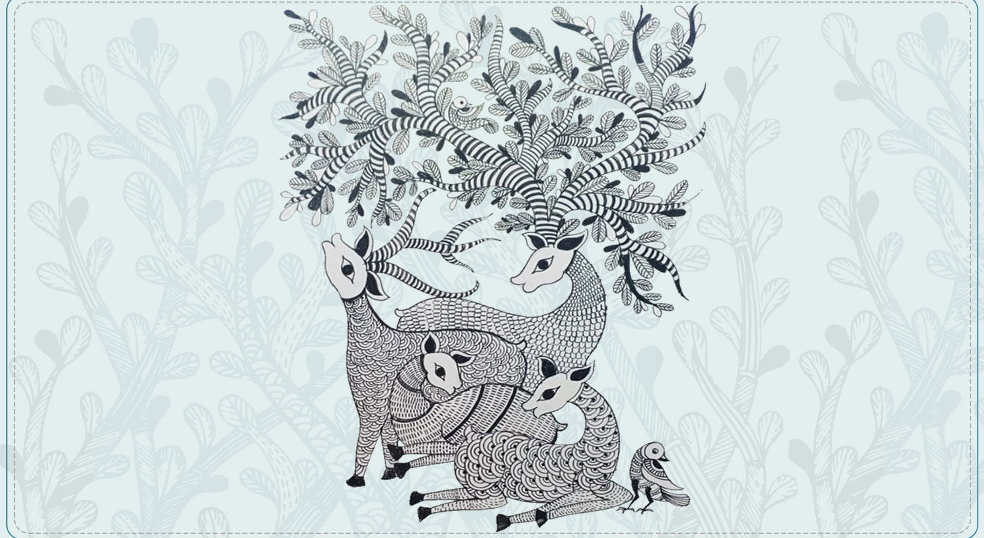 Gond Folk Art Paintings from India – Silk Road Gallery