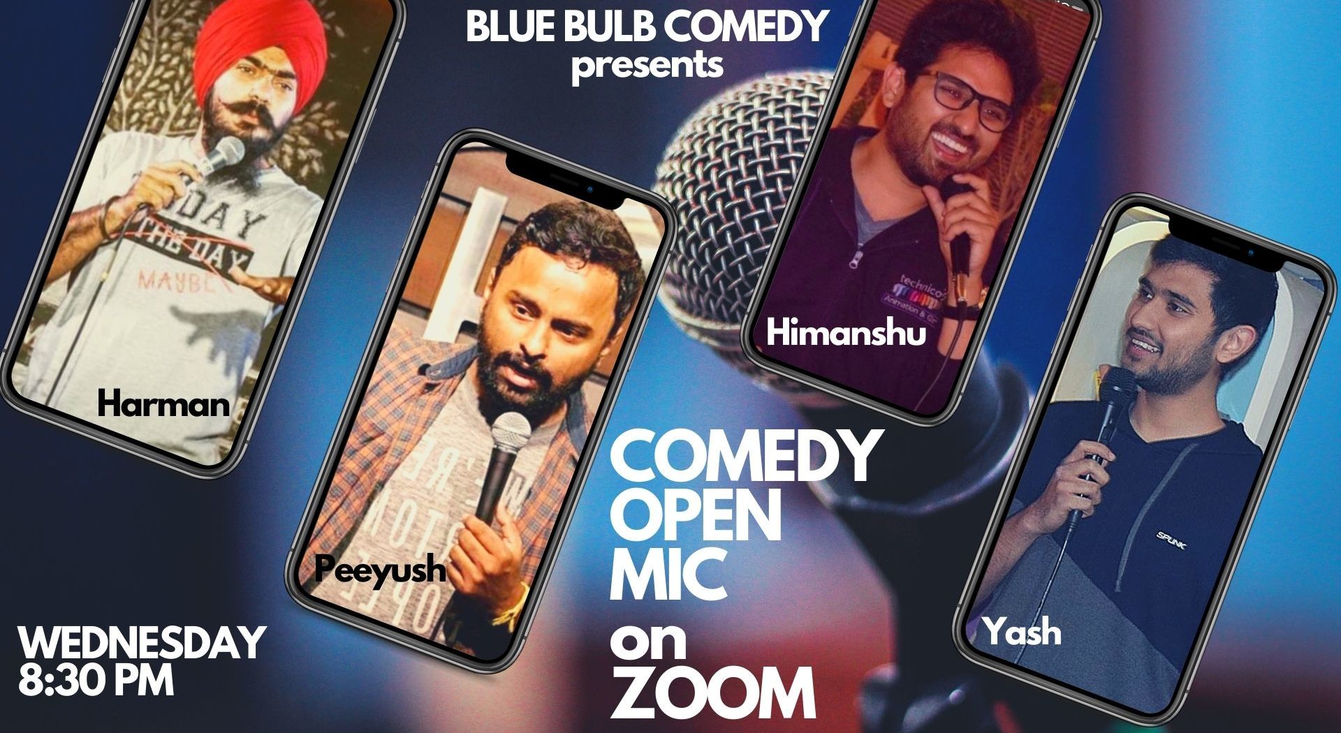 Comedy Open Mic on Zoom