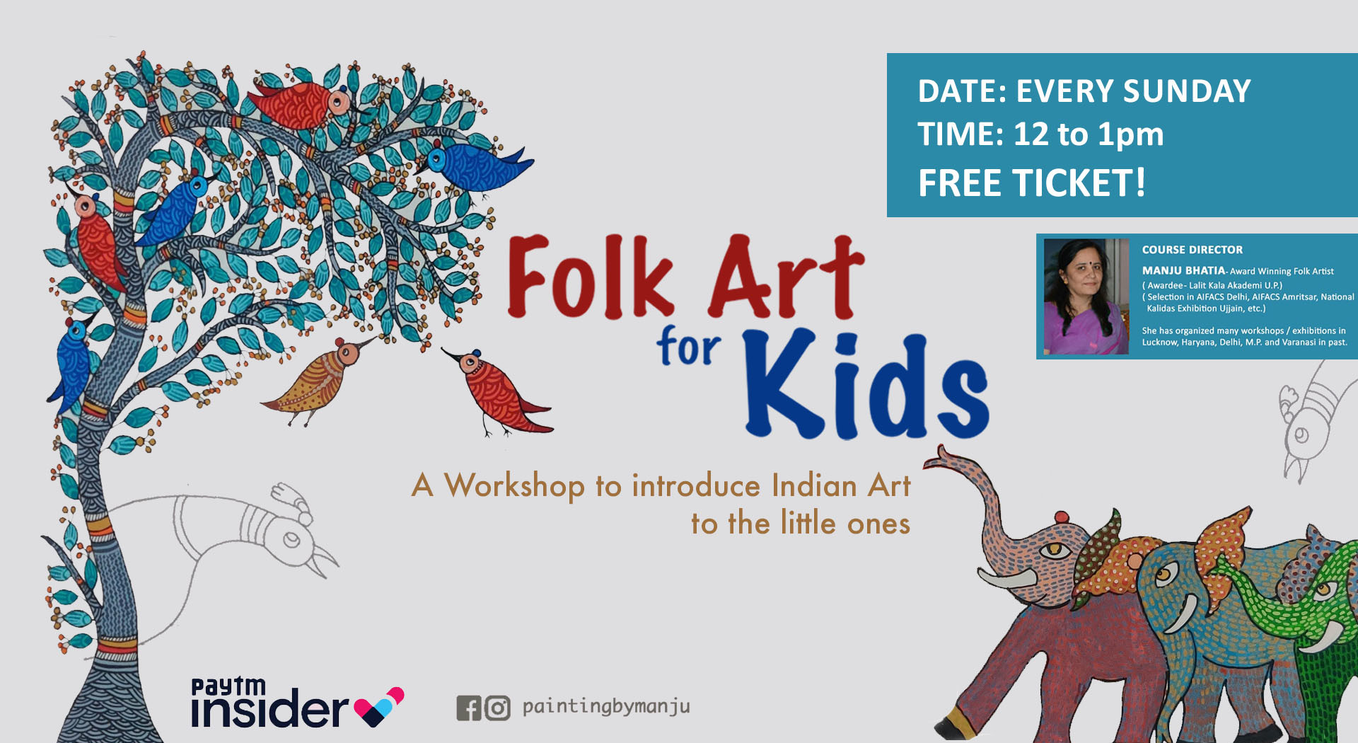 Folk Art Workshop For Kids